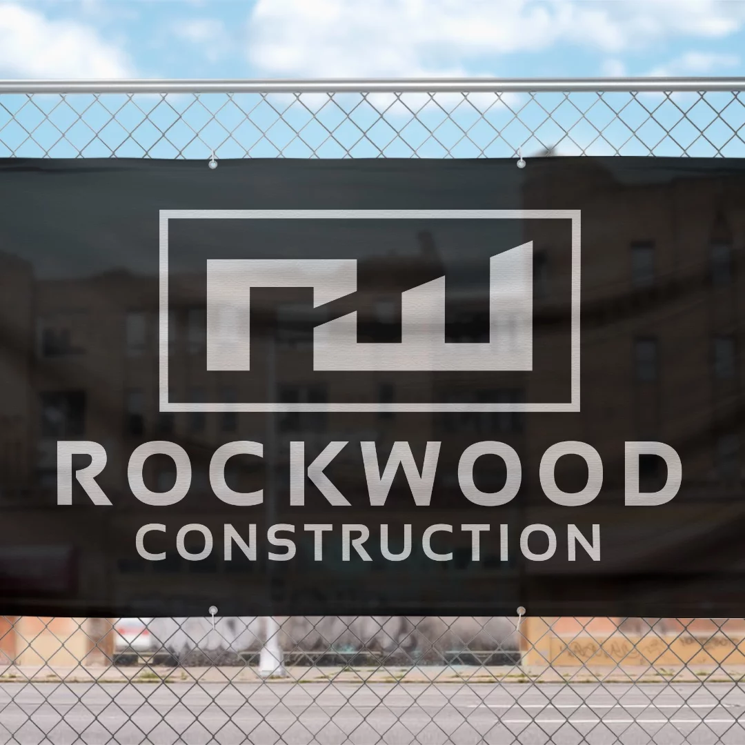 10oz Mesh Banner W Pole Pocket