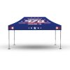 15ft canopy tent thumbnail showing frame with custom branded fabric cover