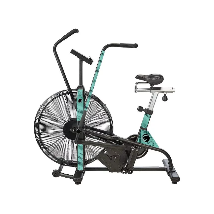 Custom Assault Bike Decals for gyms, personalize equipment with logo and design options.