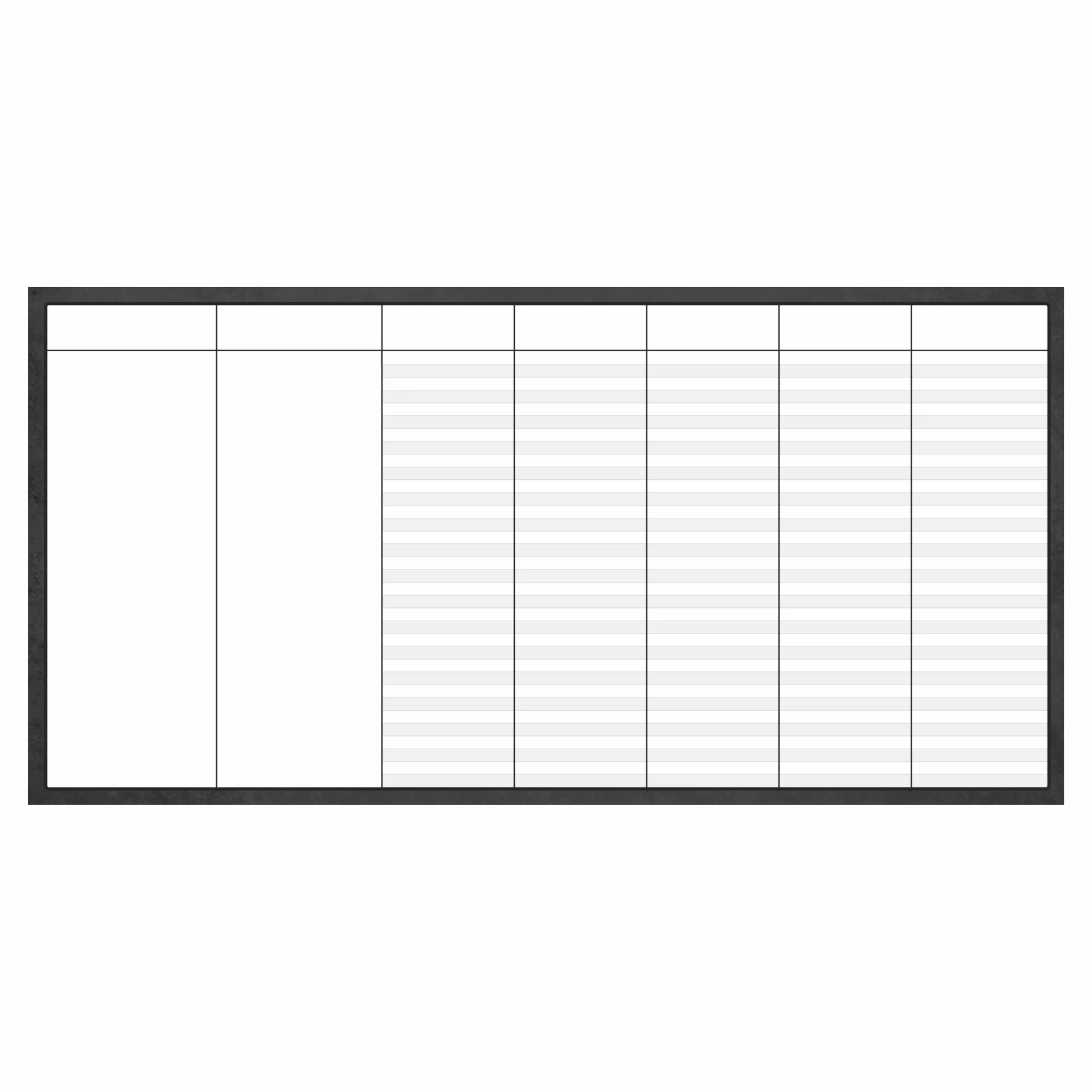 Blank Daily Dry Erase Board