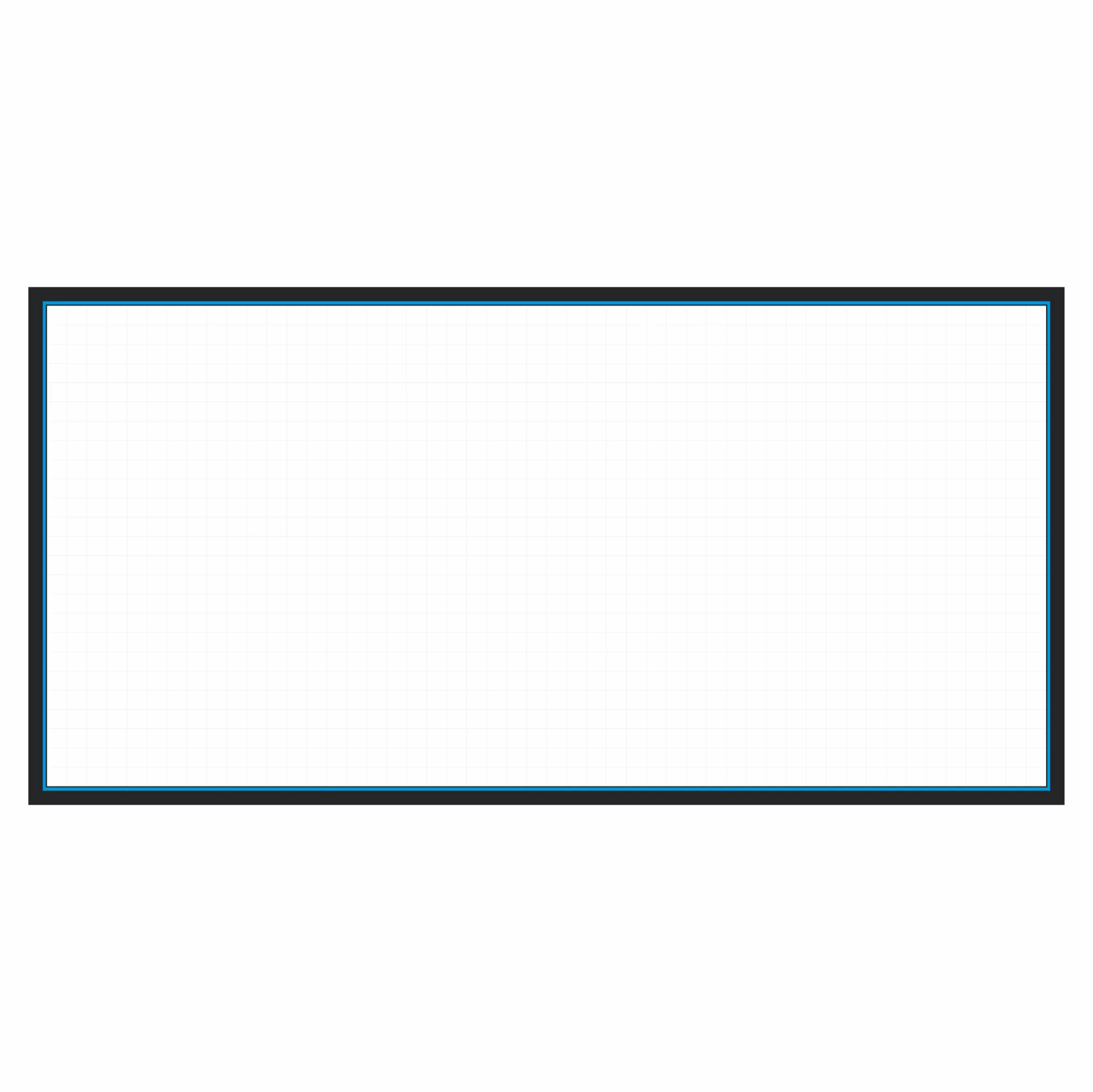 Blank Graph Dry Erase Board