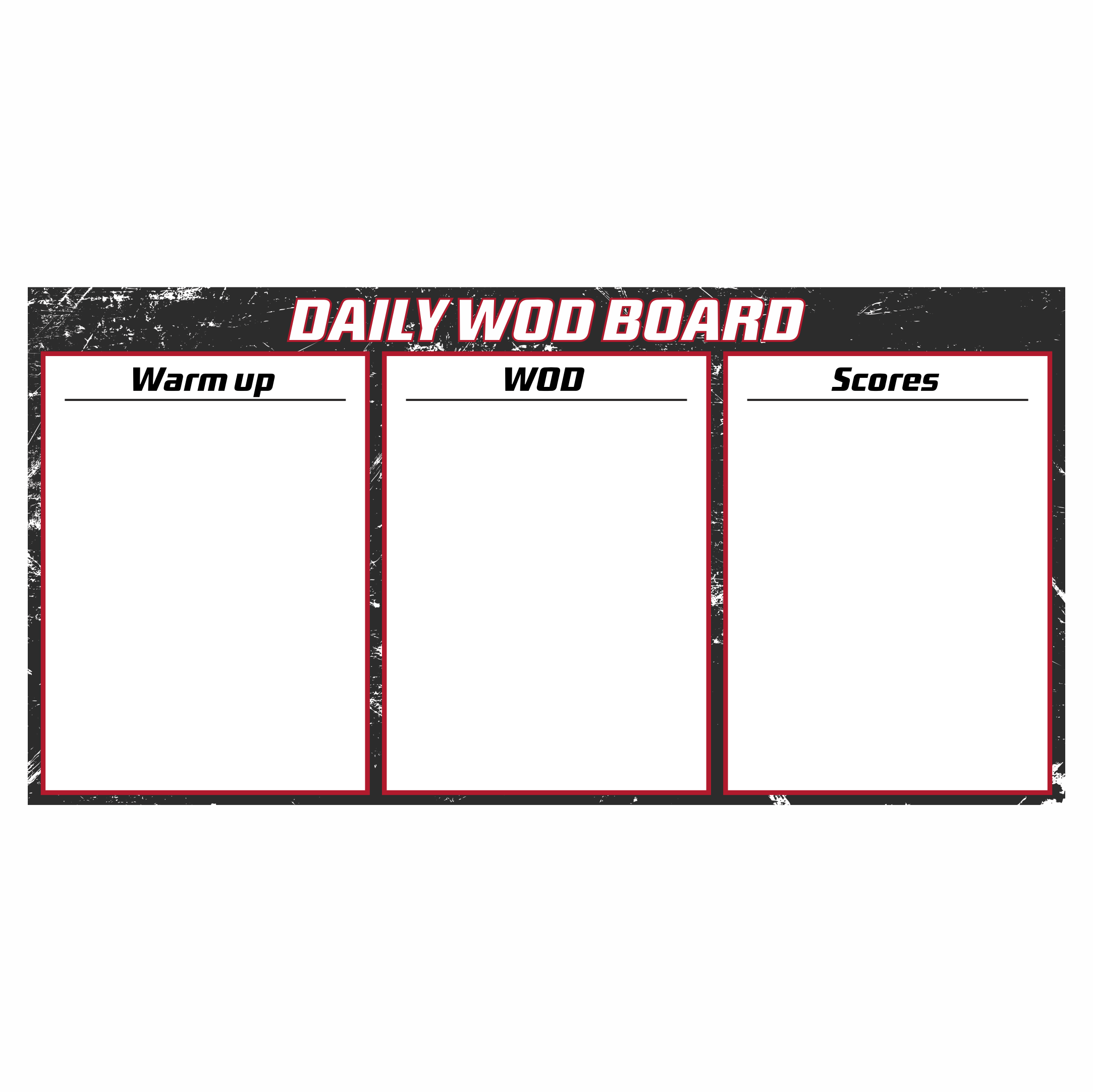 Daily Wod Dry Erase Board