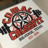 Customizable platform decals to showcase gym logos and designs