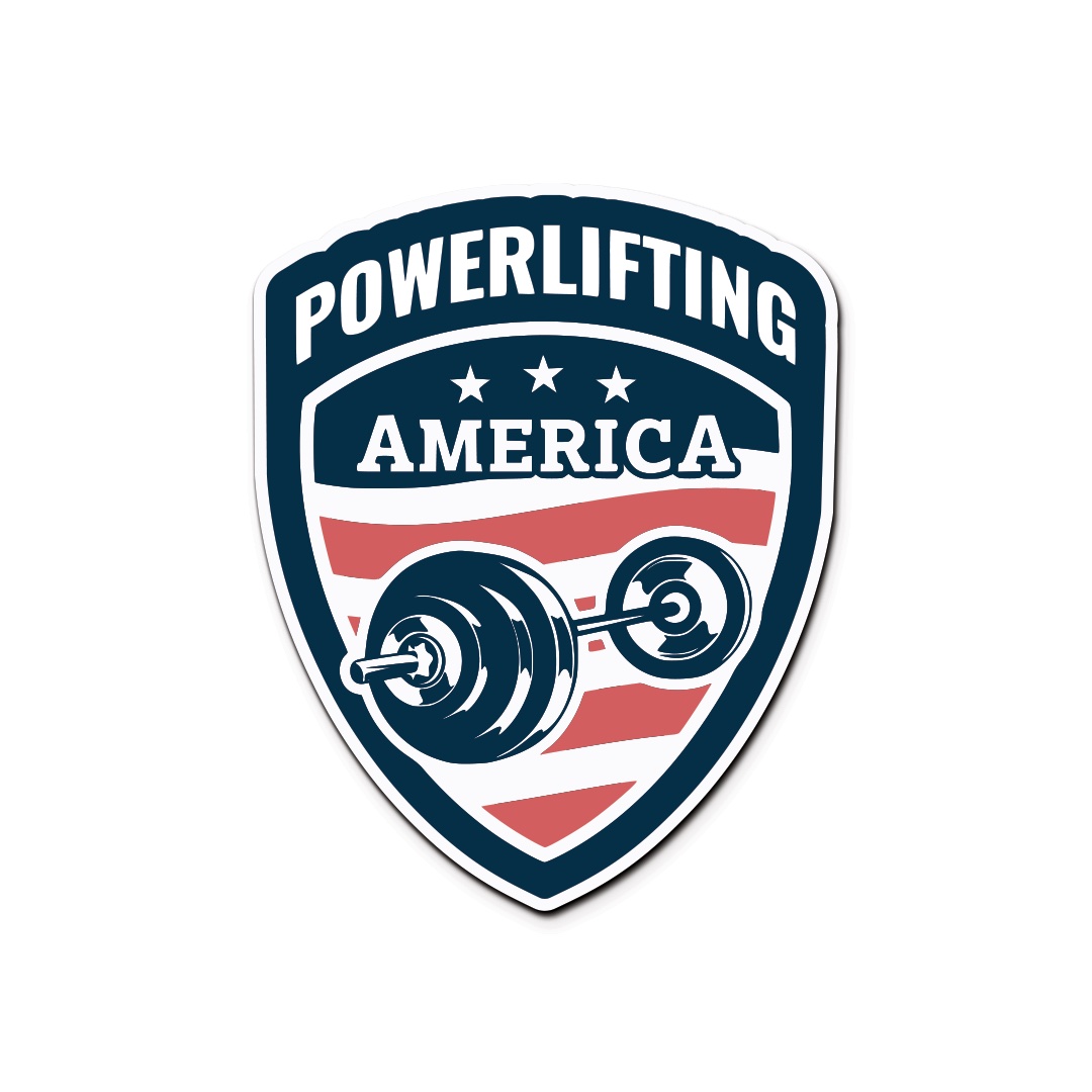 Powerlifting America Badge Sticker