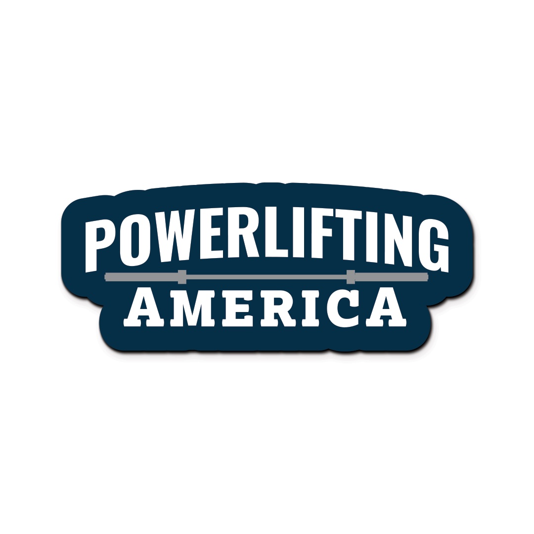 Powerlifting America Wordmark Sticker