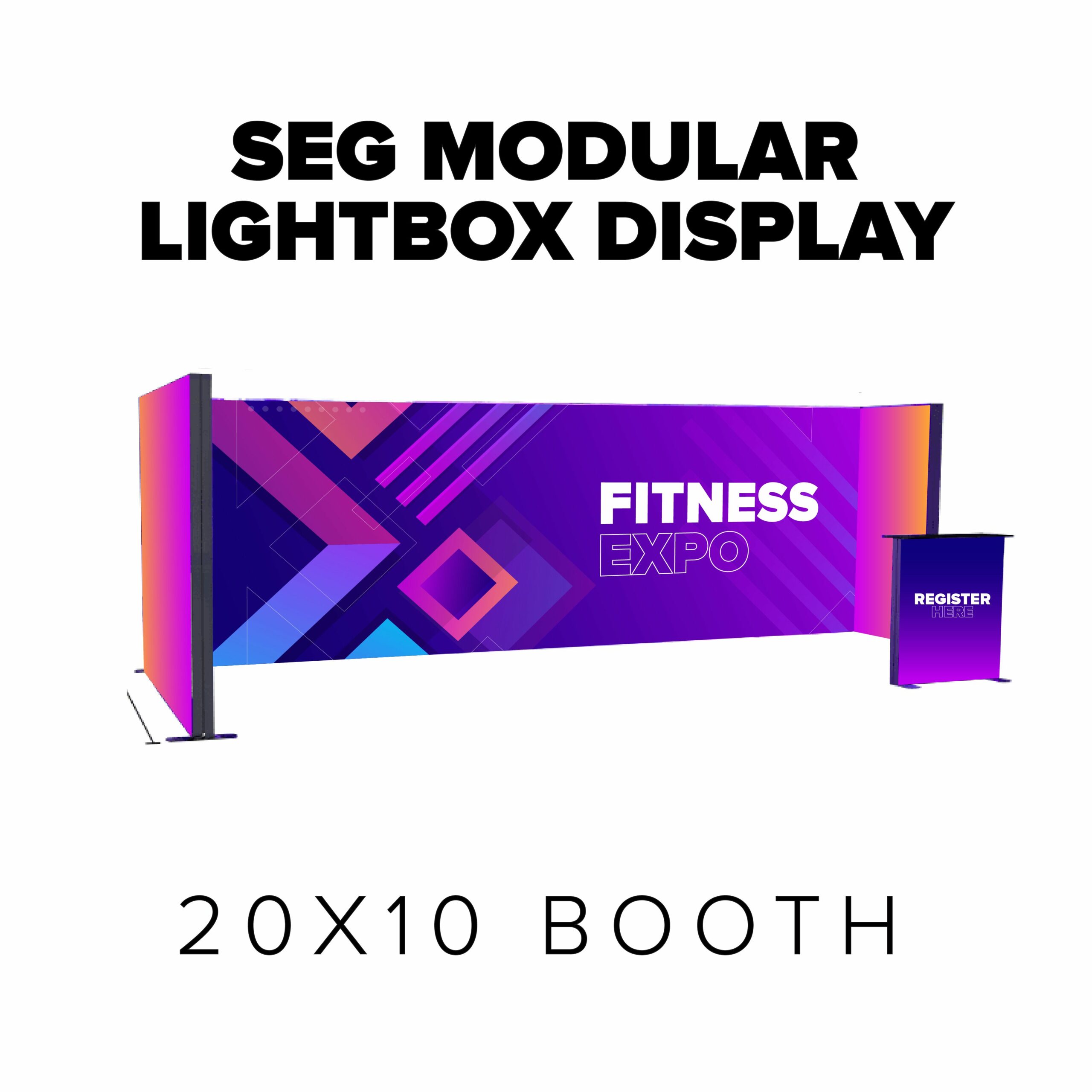 20x10 SEG Lightbox Tradeshow Package﻿﻿