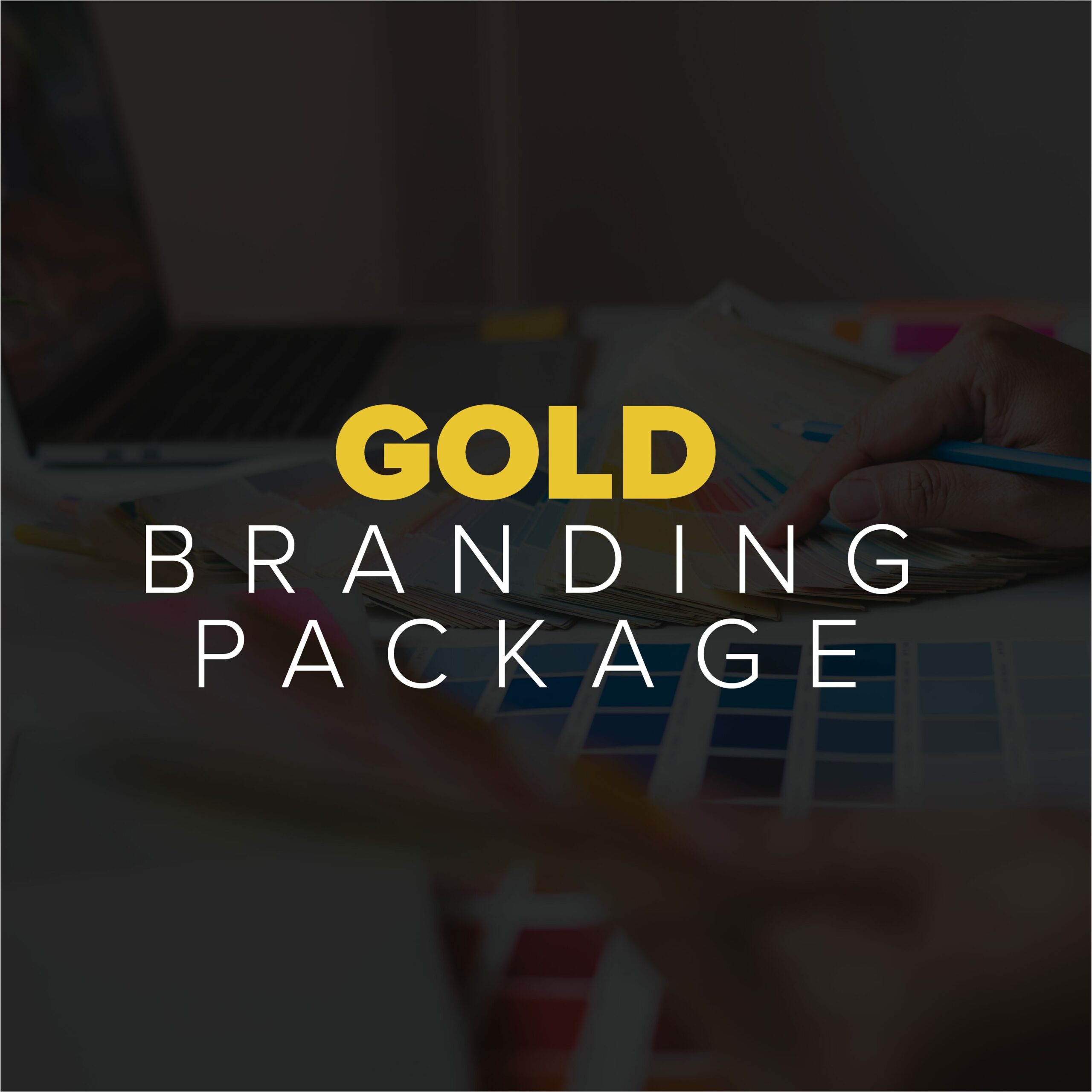 Gold Branding Package for premium brand identity