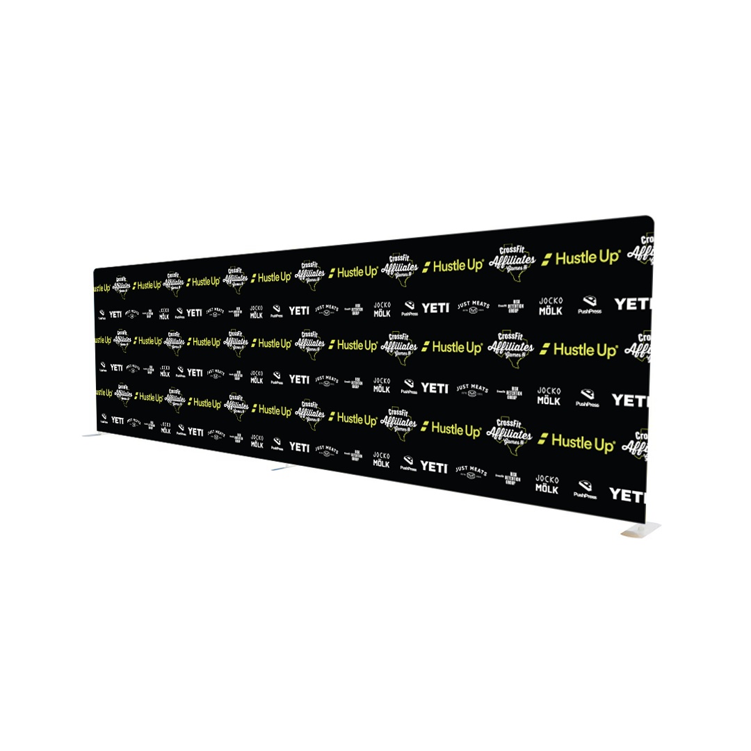 25ft Straight Tension Fabric Display