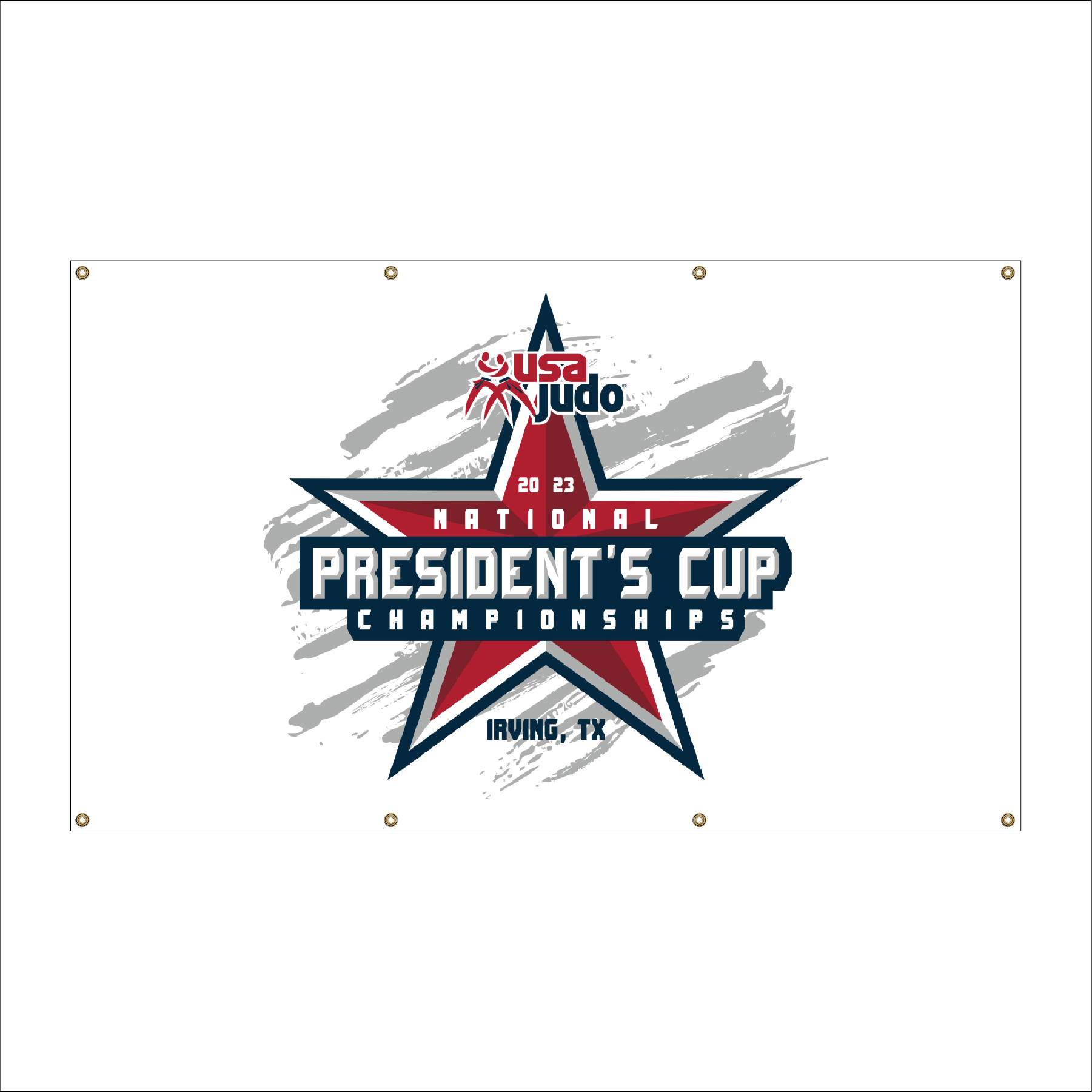 USA Judo 2023 Presidents Cup Banner to celebrate national achievements