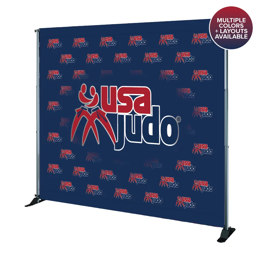 USA Judo Adjustable Telescoping Banner Stand
