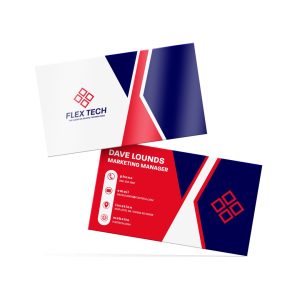 32pt Painted Edge Business Cards with vivid color accents and ultra-thick premium cardstock.