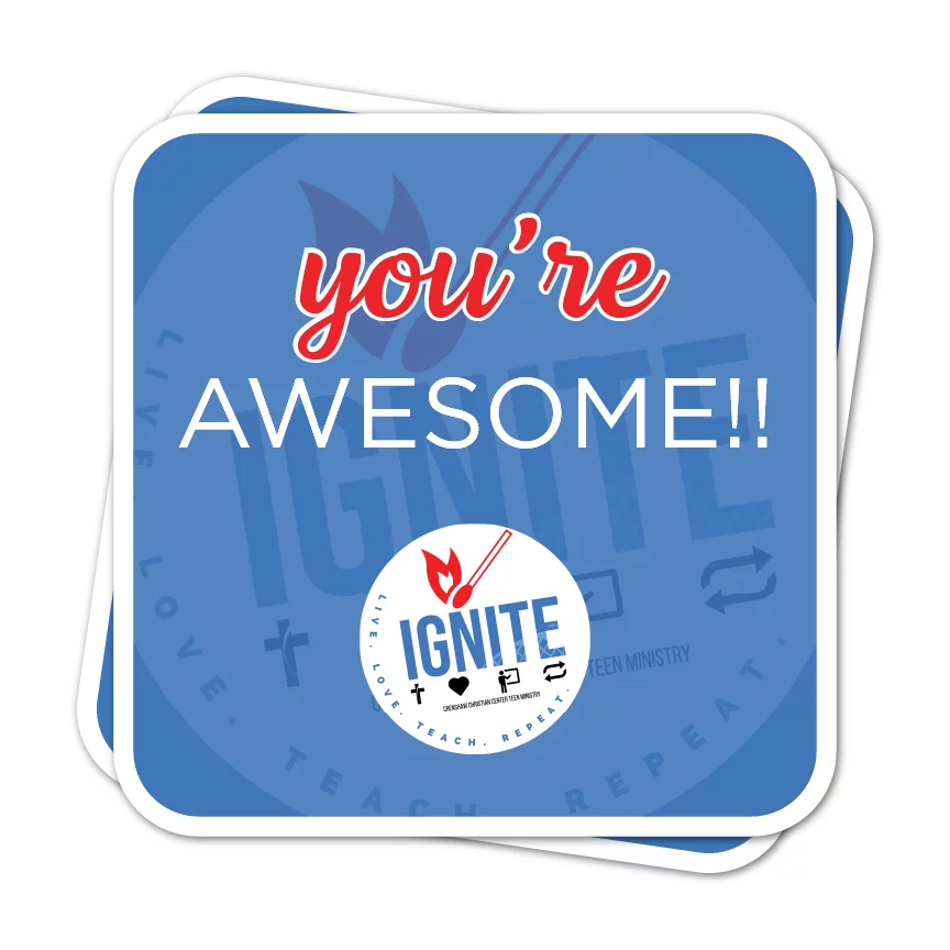 Rounded Corner Stickers