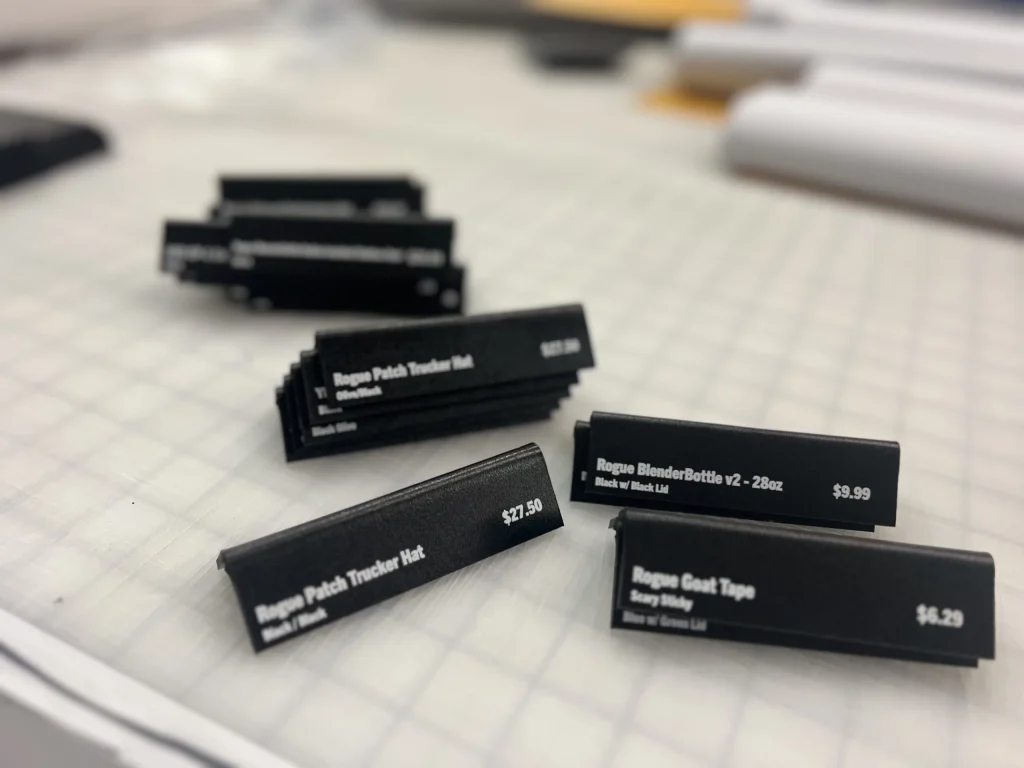 Innovative design for Rogue Invitational's event signage.