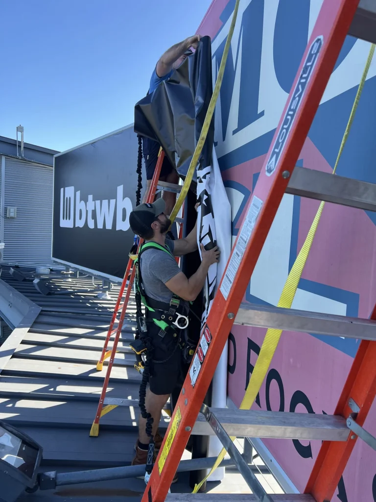 Rogue Invitational event marked by professional signage.