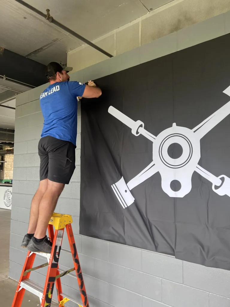 Dynamic signage for a premier athletic event, Rogue Invitational.