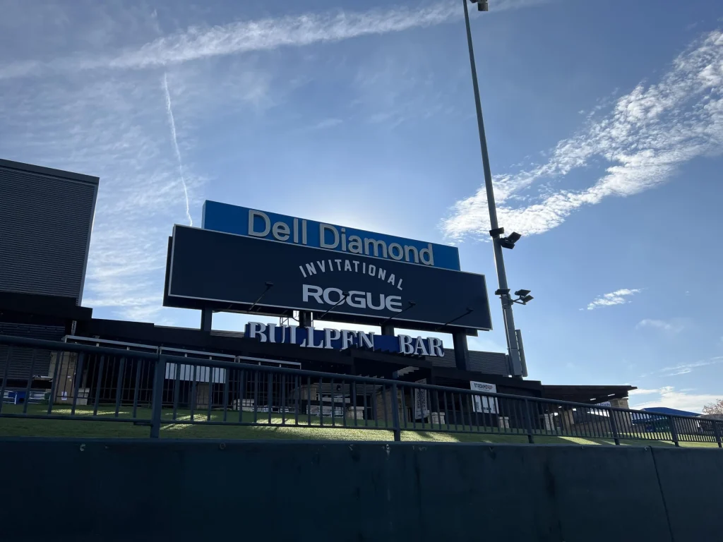 Expertly crafted signage for the Rogue Invitational.