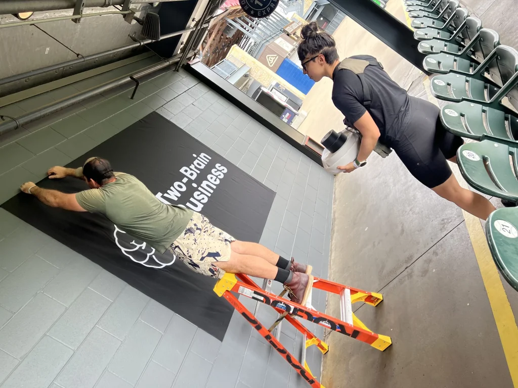 SignsRX signage enhances the Rogue Invitational.