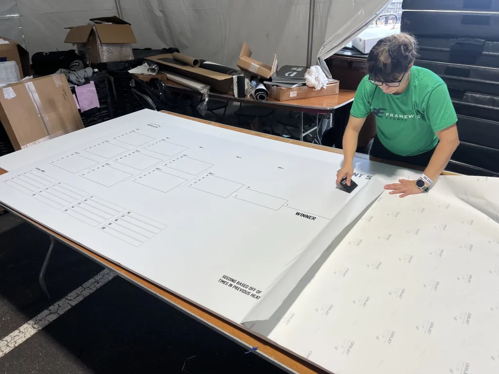 Innovative signage solutions by SignsRX for events.