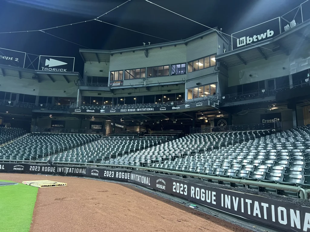 Precision signage solutions for the Rogue Invitational.