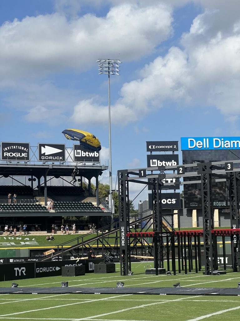 Top-tier signage for the Rogue Invitational by SignsRX.