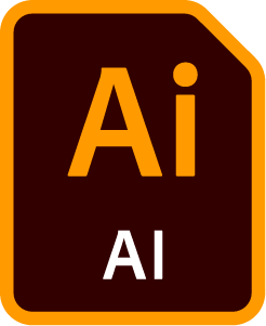 AI (Adobe Illustrator) file format icon
