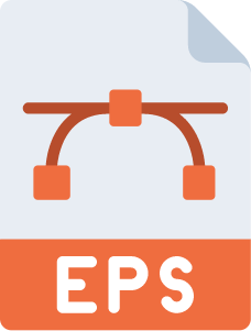 EPS vector file format icon