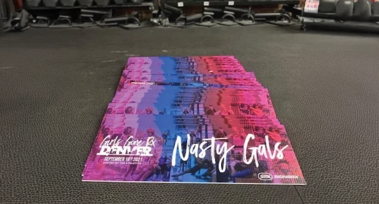 Custom signage solutions for Girls Gone RX events by SignsRX
