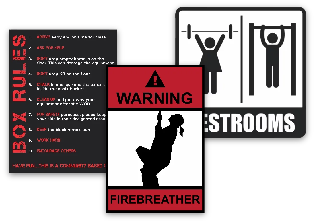 Versatile foamboard sign with smooth matte finish